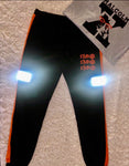 Black Joggers W/ Reflector Patch